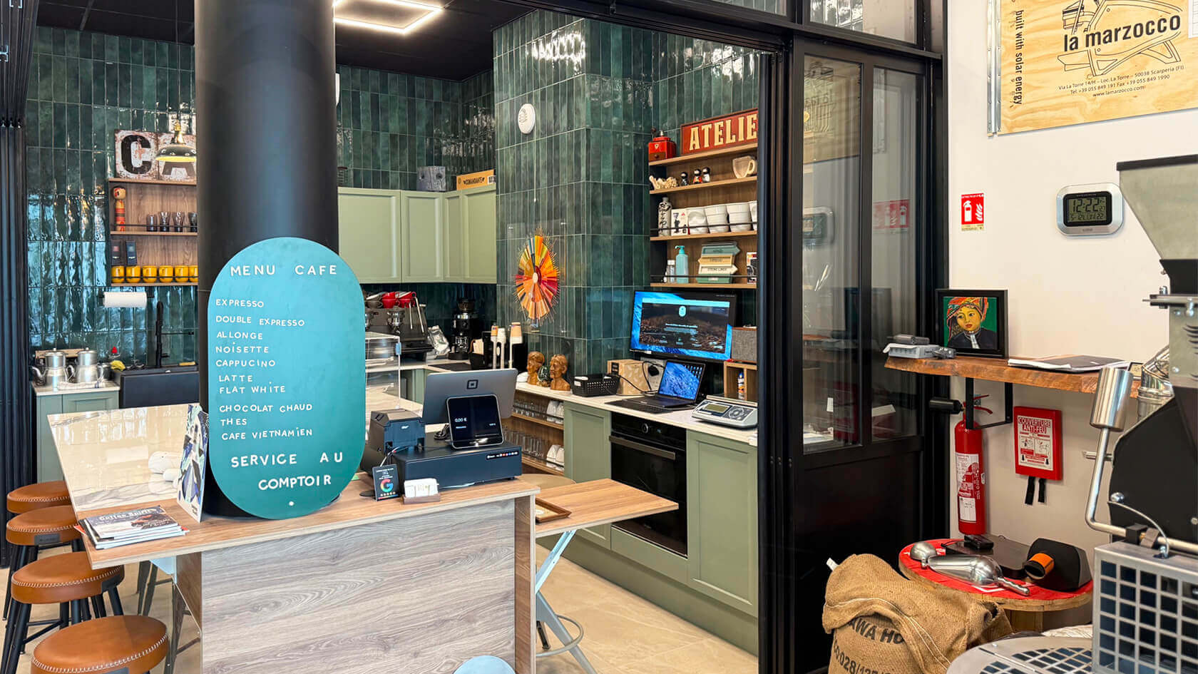 Boutique Green Bean Cà Phê - espace cuisine