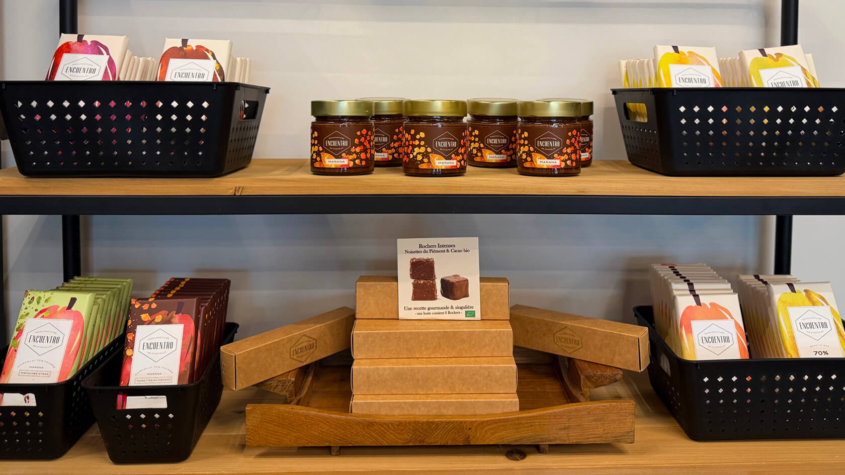 Chocolat Encuentro en boutique Green Bean Cà Phê